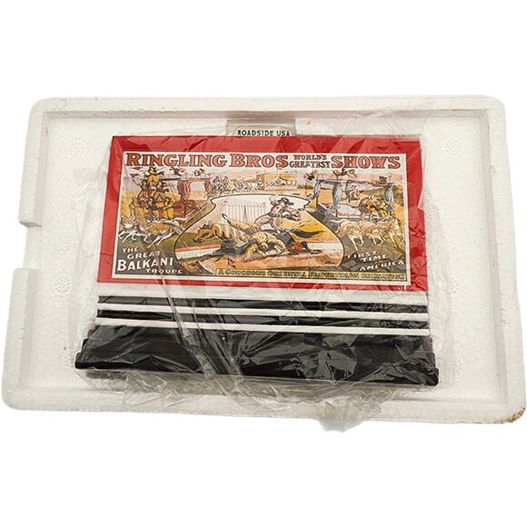 Lefton Ringling Bros Barnum Bailey Circus Roadside USA Billboard 10521 in Box - Picture 5 of 8